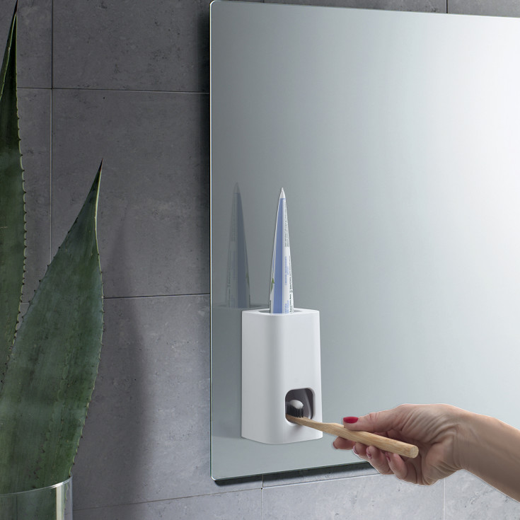 Hefe Seventy tandpastadispenser, hvid