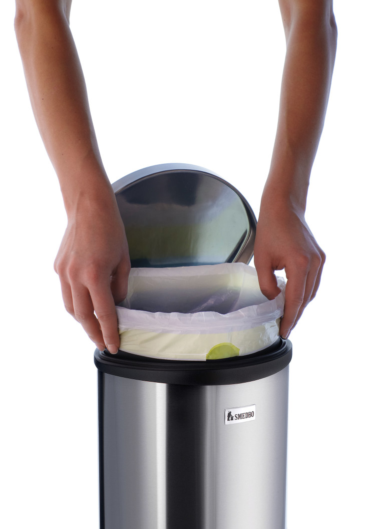 Smedbo Outline Lite toiletspand, 6 liter, hvid