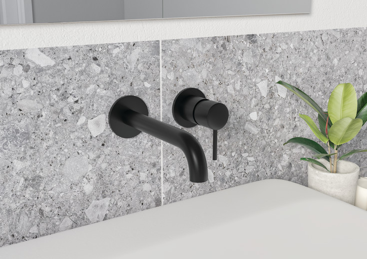 Damixa Osier håndvaskarmatur, mat sort