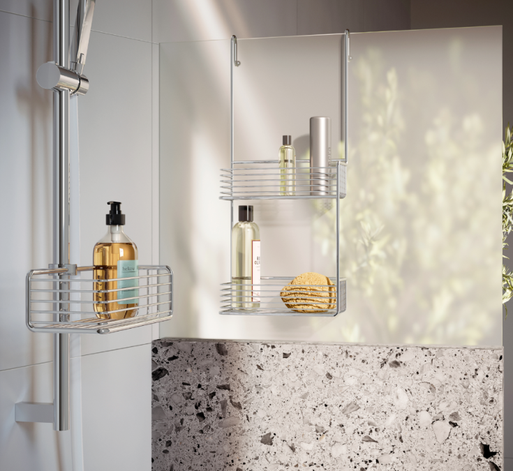 Smedbo Sideline dusjhylle, krom