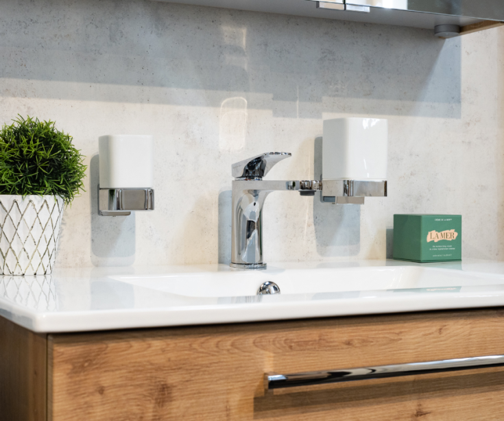 Smedbo Ice såpedispenser, krom