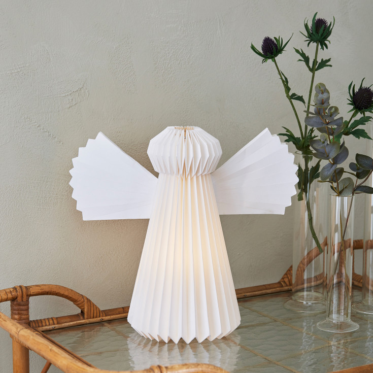 Markslöjd pappersängel, H30 cm