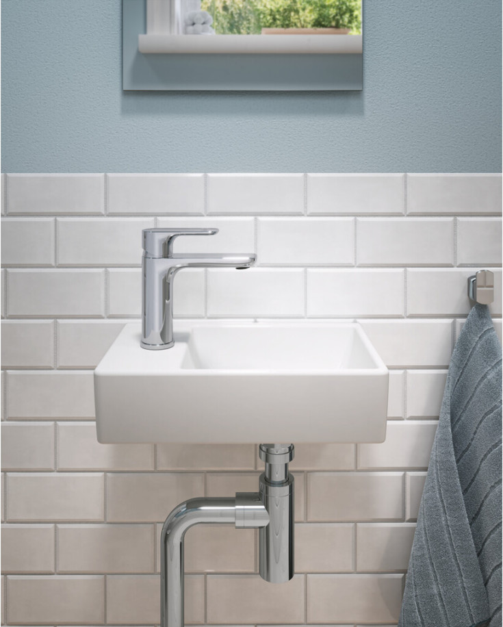 Gustavsberg Artic Small håndvask, 22x36 cm, hvid