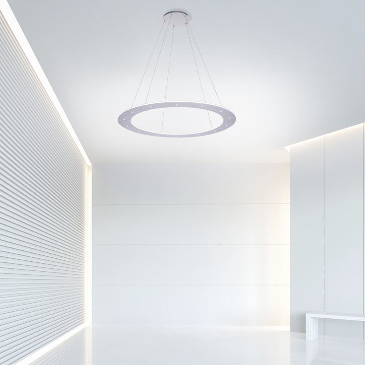 Paul Neuhaus Pure Cosmo pendellampa, Ø75 cm