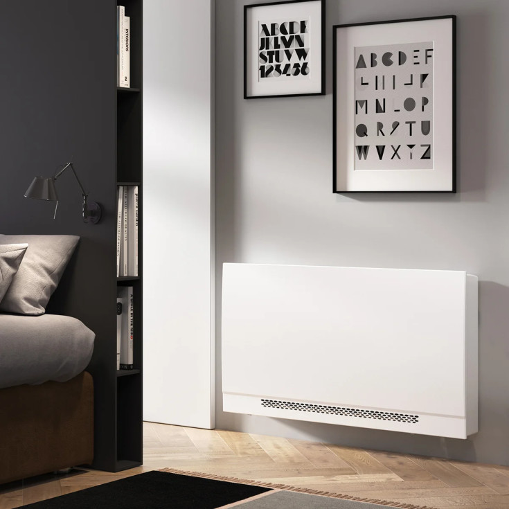 Carisma Whisper CFF-ECM 20 fläktkonvektor, 840x580 mm, vit