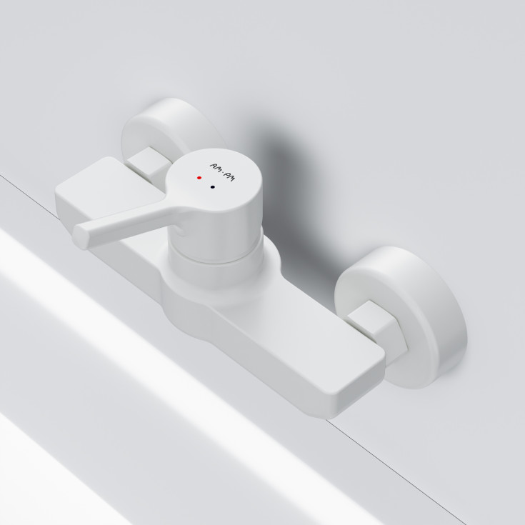 AM.PM X-Joy brusearmatur, hvid