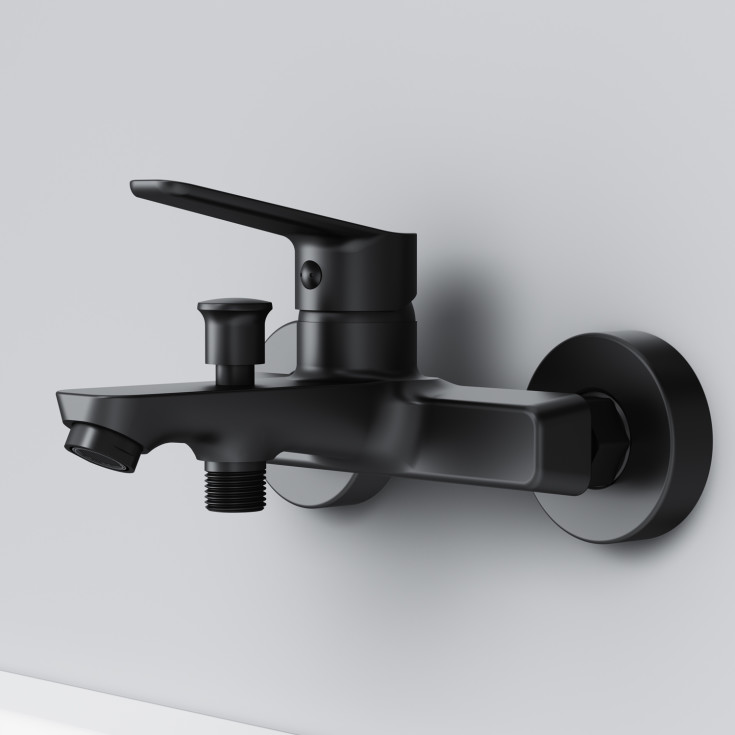 AM.PM Hit badkarsblandare, matt svart