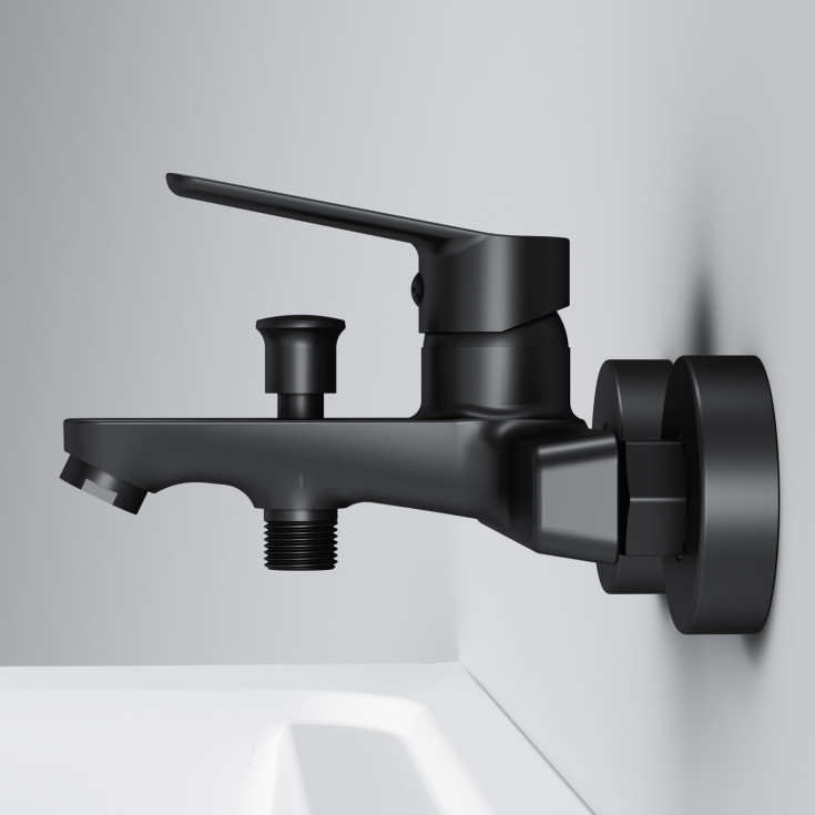 AM.PM Hit badkarsblandare, matt svart