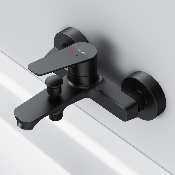 AM.PM Hit badkarsblandare, matt svart