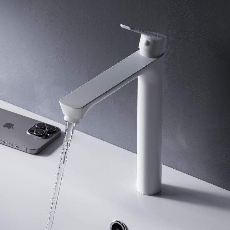 AM.PM Hit tvättställsblandare, vit