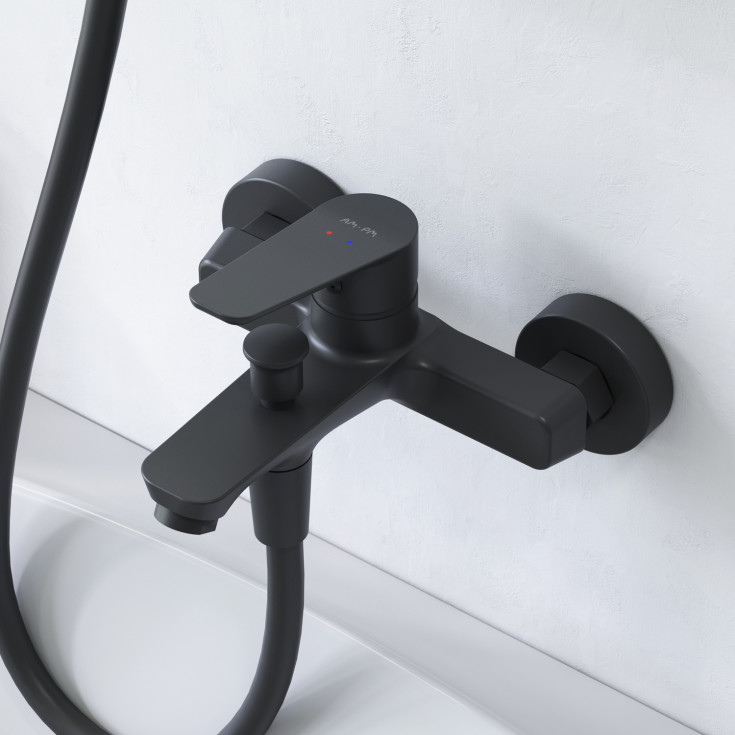 AM.PM Hit badkarsblandare, matt svart