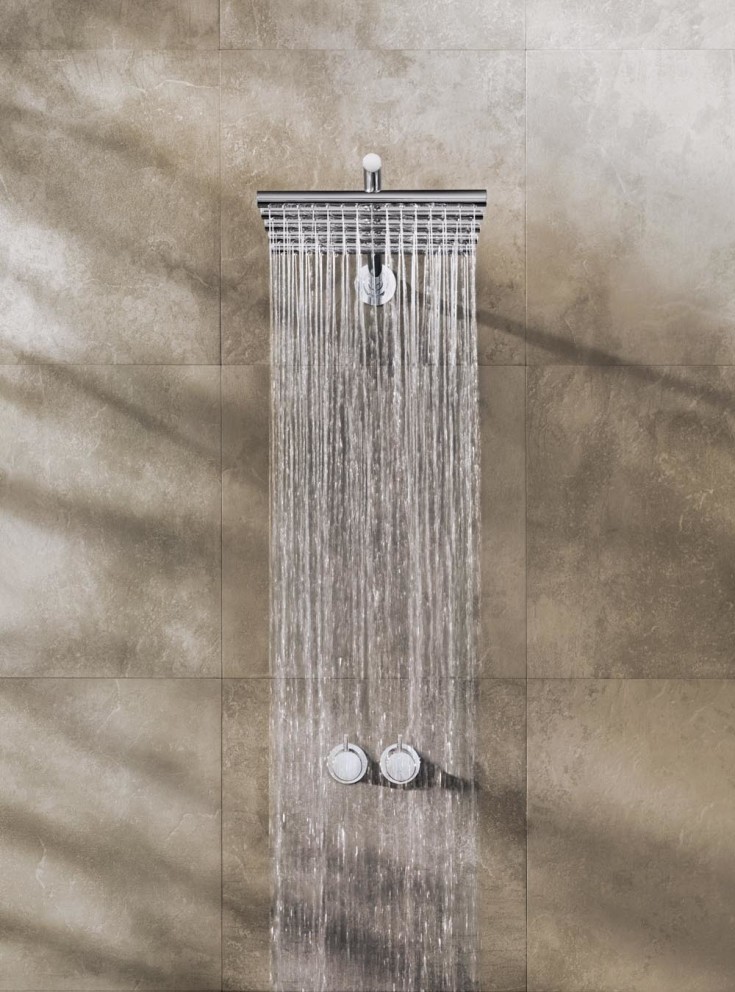 Vola 5251 brusesæt, børstet krom