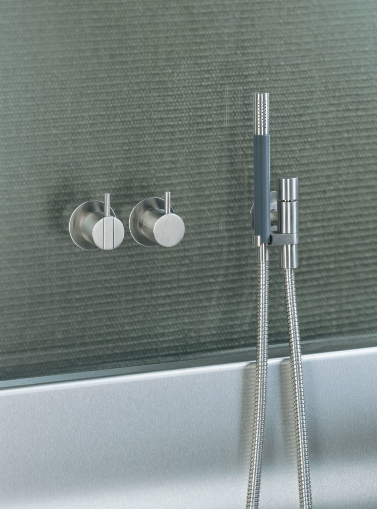 Vola 2471duschset, vattenbesparande, stål