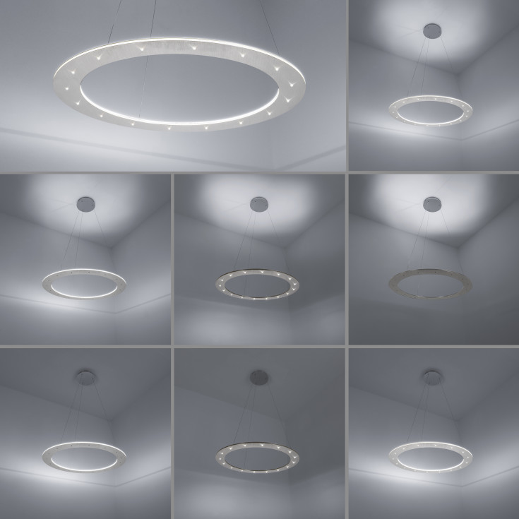 Paul Neuhaus Pure Cosmo pendellampa, Ø55 cm