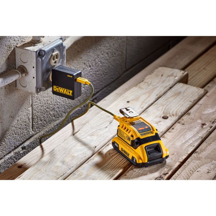 DEWALT 18V XR USB-oplader DCB094K-QW