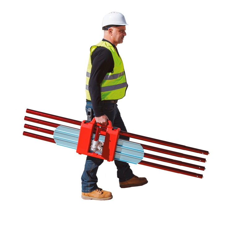 Betonglatter TRO 1200, sæt med 4 x skaft