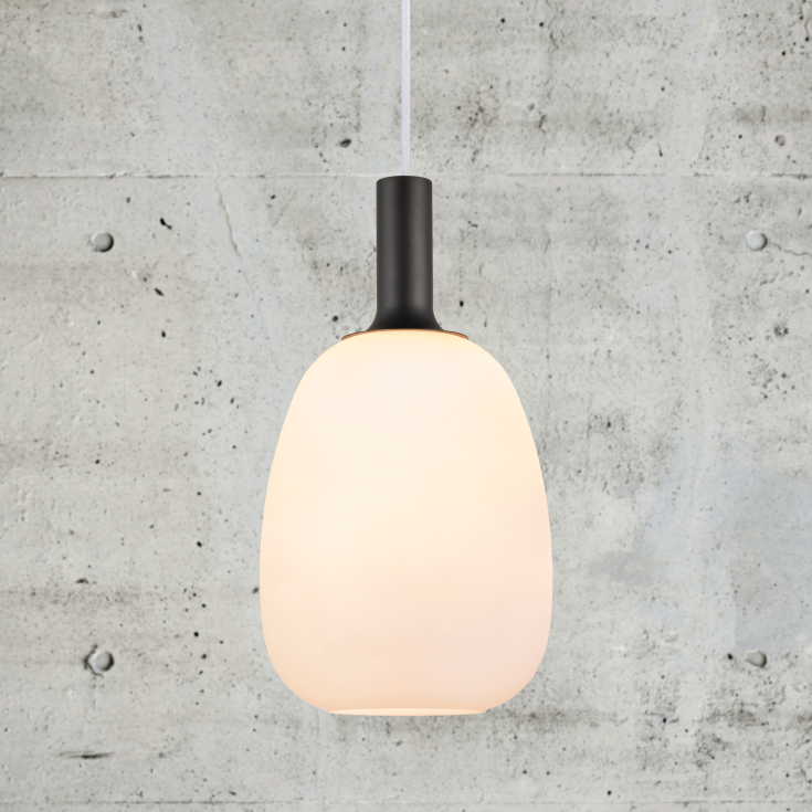 Nordlux Alton pendel, opal, Ø23 cm