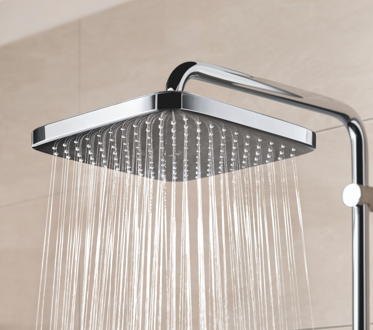 Grohe Quickfix Vitalio Start System 250 Cube brusesæt, krom