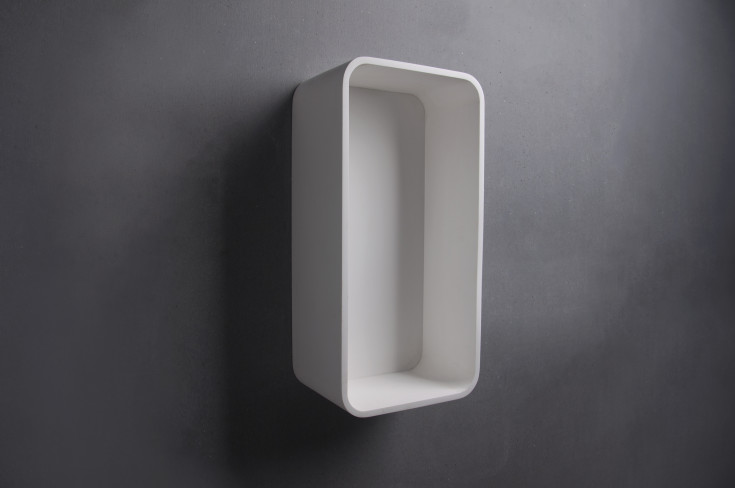 Ideavit SolidTondo hylde, 60x30x20 cm, mat hvid