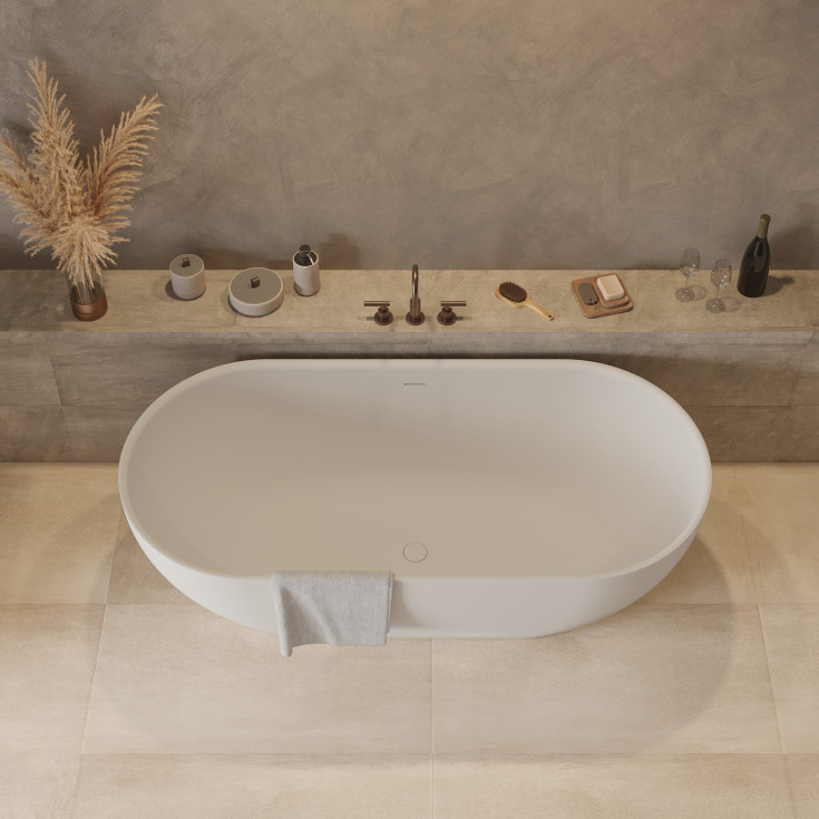 Ideavit SolidEra-170 badkar, 170x80 cm, matt vit