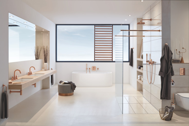 Grohe Essentials håndklædekrog, kobber