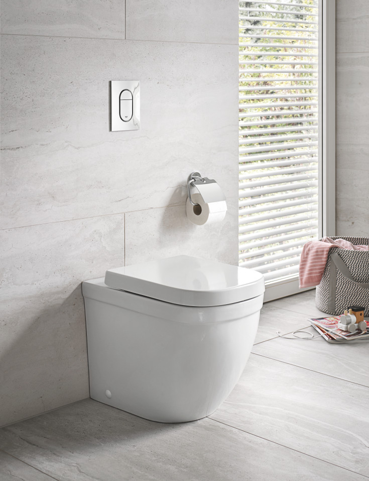 Grohe Euro Ceramic toiletbræt, aftagelig, hvid