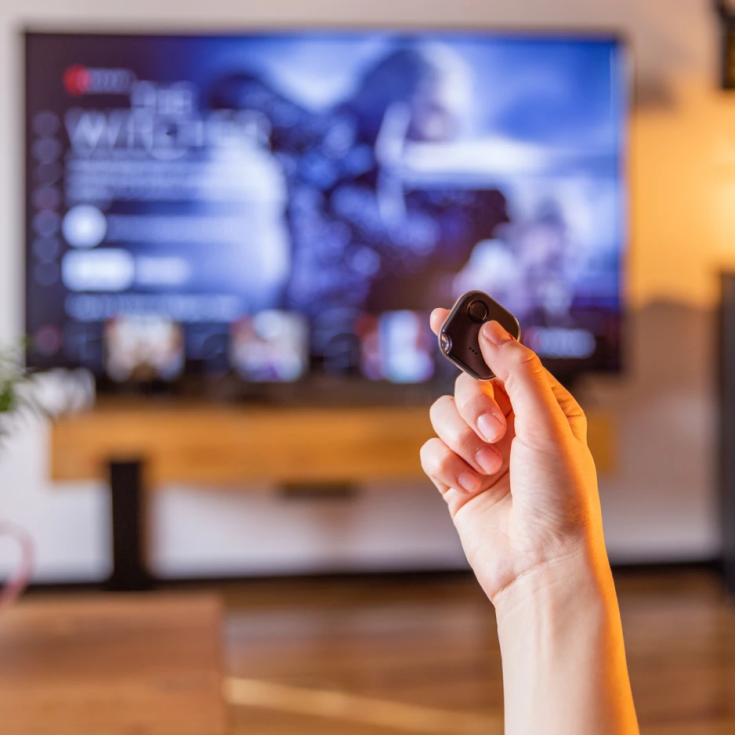 Shelly Blu trykknap med bluetooth, batteri, sort