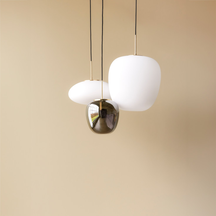 Hübsch Reflect pendellampe, Ø25 cm