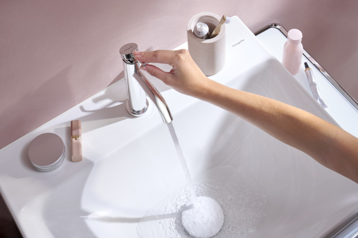 Hansgrohe Tecturis S 110 tvättställsblandare, krom
