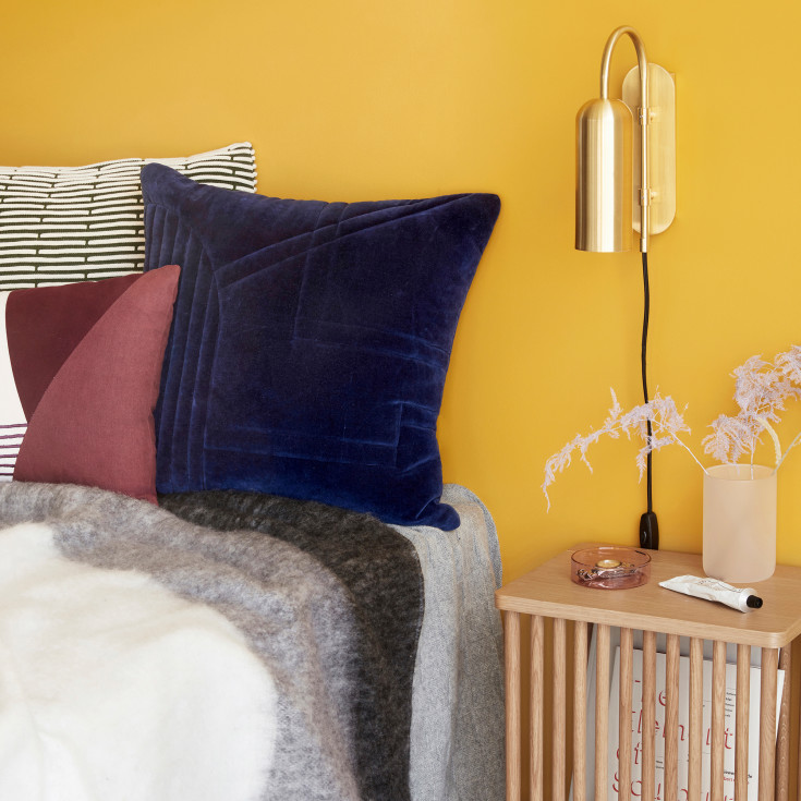 Hübsch Zenith vegglampe, messing