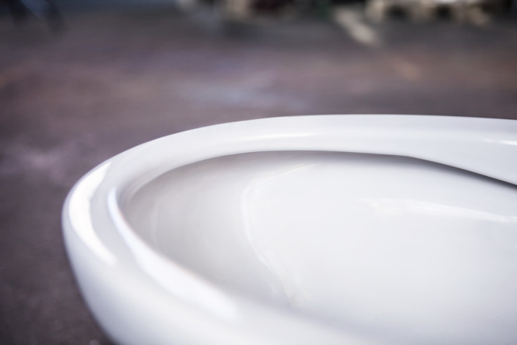 Gustavsberg Estetic væghængt toilet, uden skyllekant, rengøringsvenlig, hvid