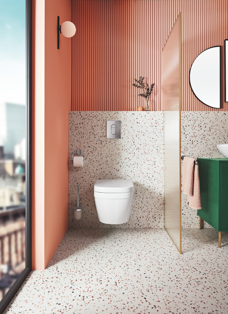 Grohe Essentials toalettbørste, krom