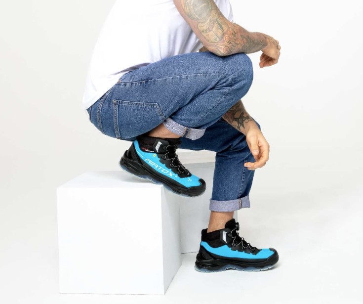 Airtox TX66 sikkerhedsstøvletter S3, sort/blå, str. 41