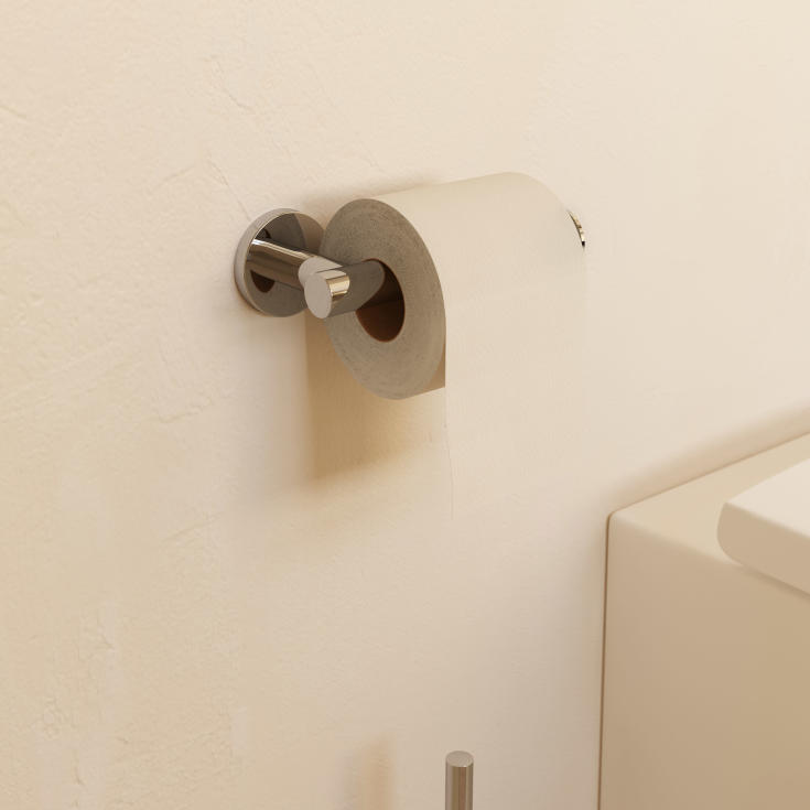 Cosmic Architect S+ toiletrulleholder, krom