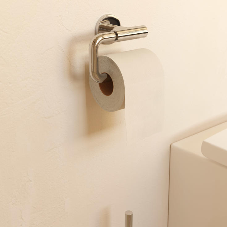 Cosmic Architect S+ toiletrulleholder, krom
