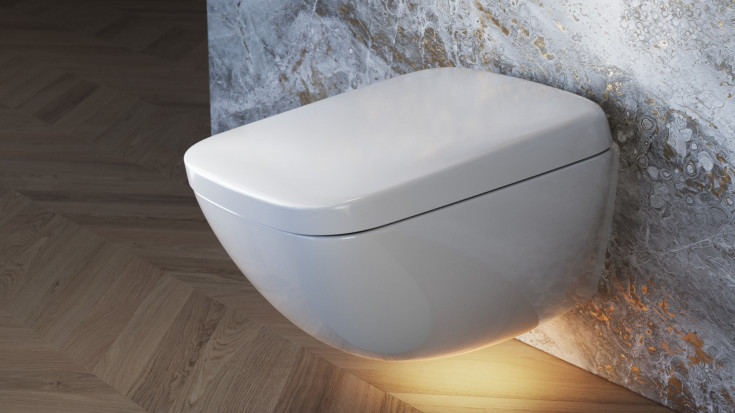 Toto Neorest WX2 Washlet dusjtoalett, uten skyllekant, hvitt