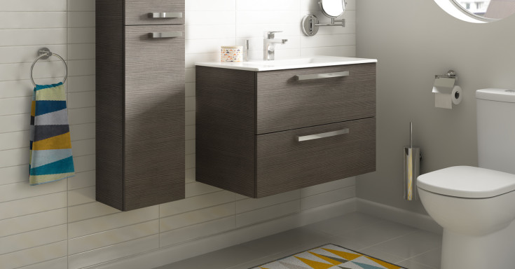 Ideal Standard IOM toiletbørste, poleret rustfrit stål