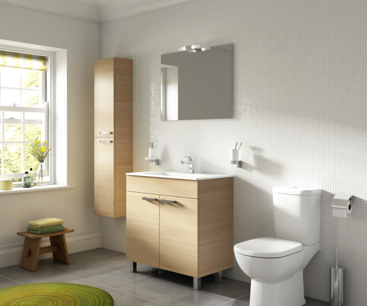 Ideal Standard IOM toiletbørste, poleret rustfrit stål