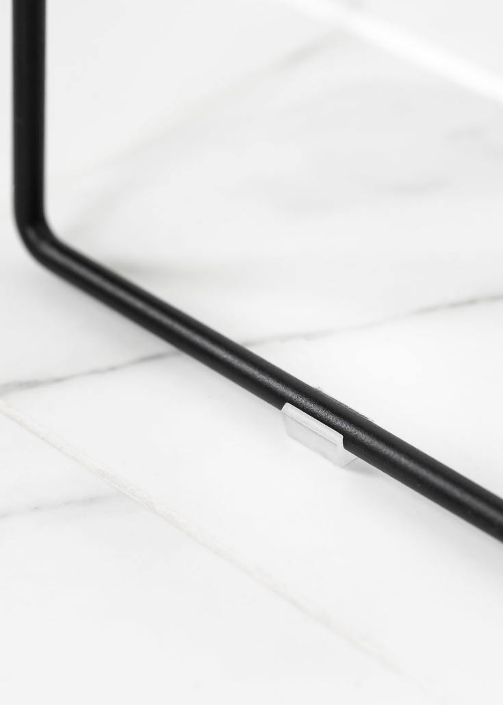 Metallbude Estina håndklædeholder, 55 cm, sort