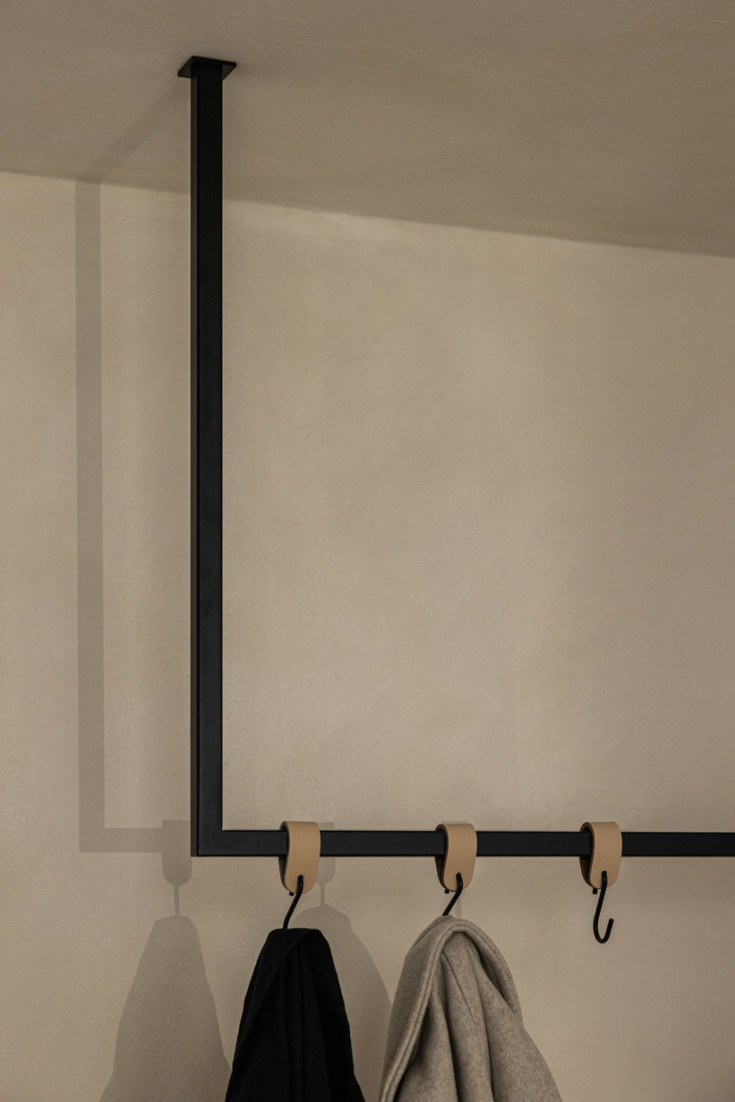 Metallbude Rubi klädstång, 60x60 cm, svart