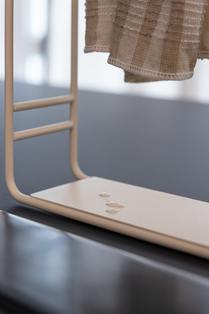 Metallbude Nia karkludholder, beige