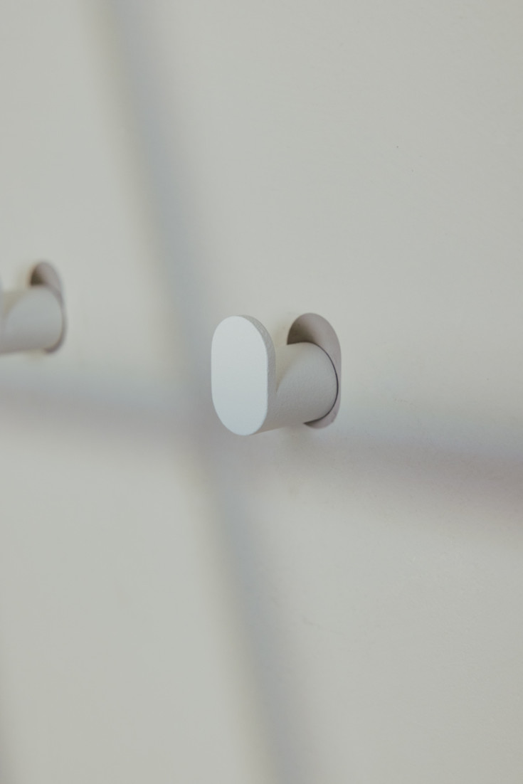 Metallbude Pali handdukskrok, vit, 3 st