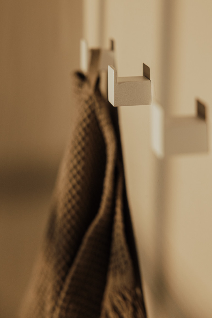 Metallbude Palo handdukskrok, vit, 3 st