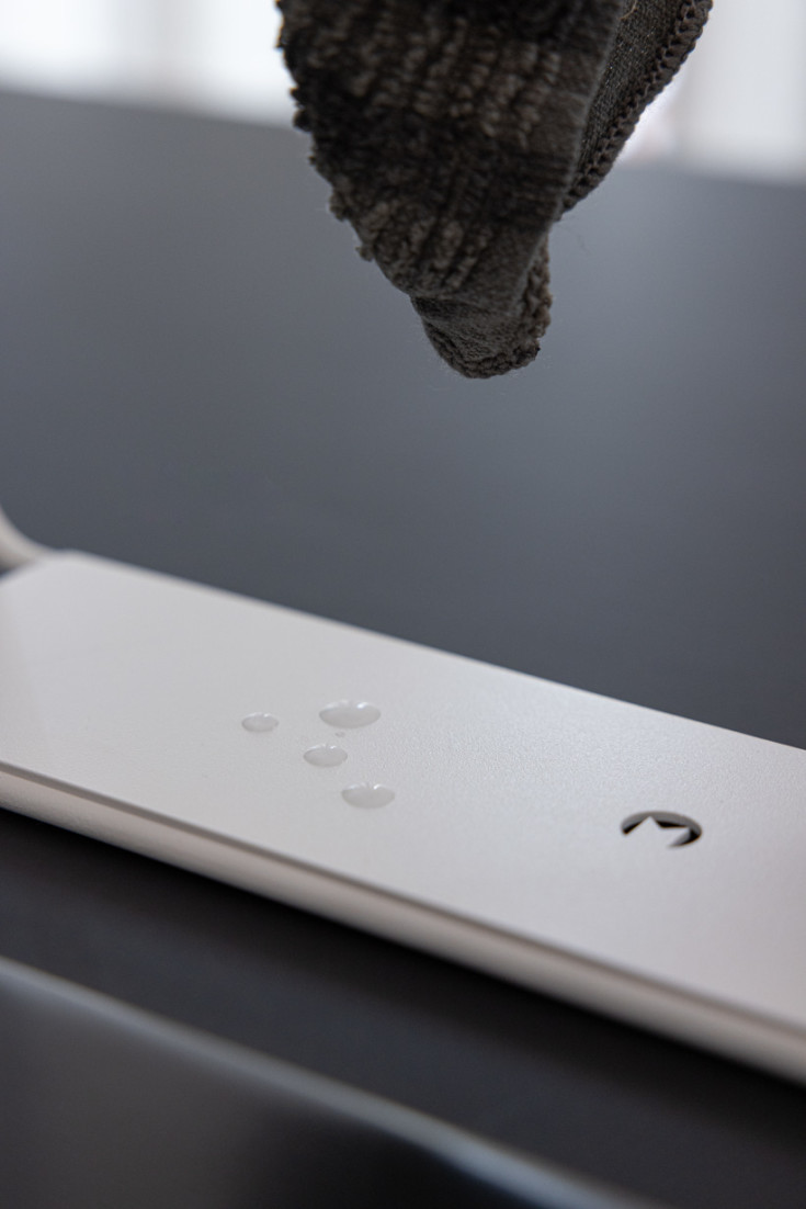 Metallbude Nia karkludholder, vit