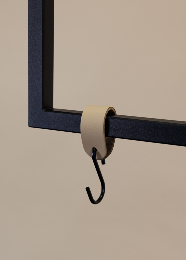 Metallbude S-krog, beige, 3 stk