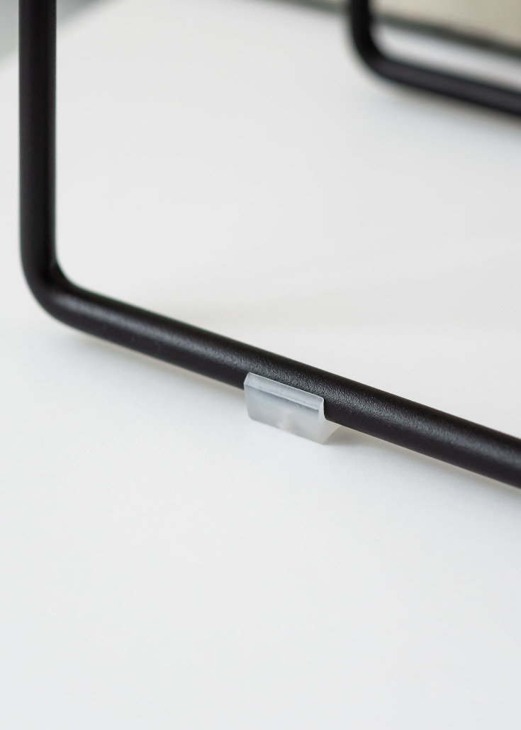 Metallbude Delaya håndkleholder, 60 cm, sort