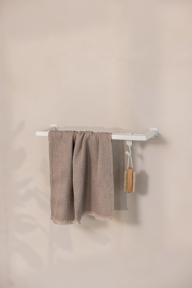 Metallbude Stenni håndklestang, 50 cm, hvit