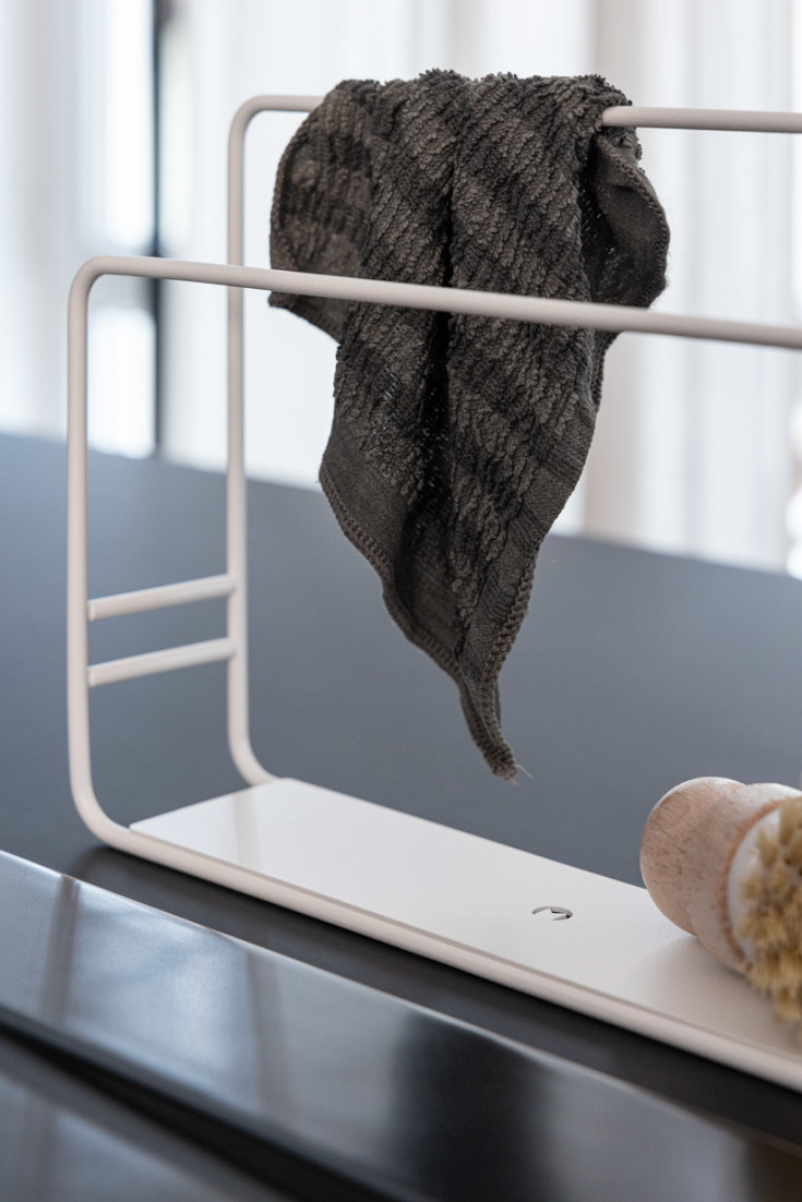 Metallbude Nia karkludholder, vit