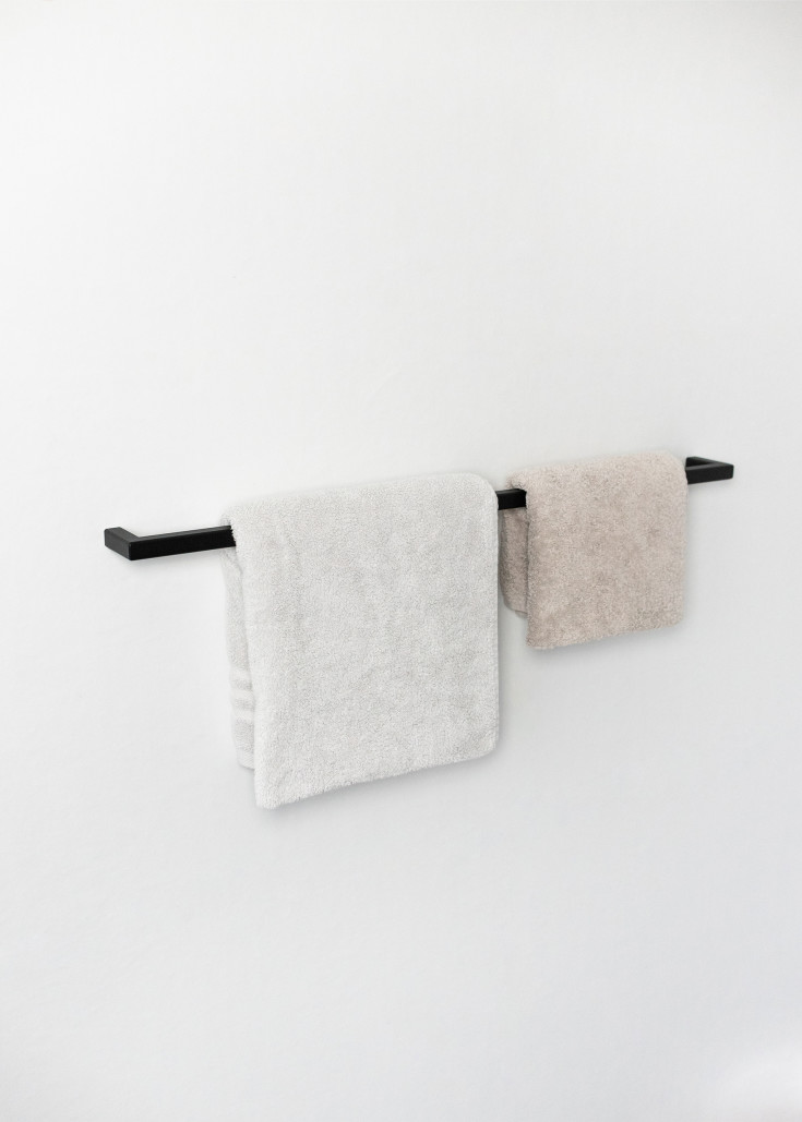 Metallbude Vana håndklestang, 85 cm, sort