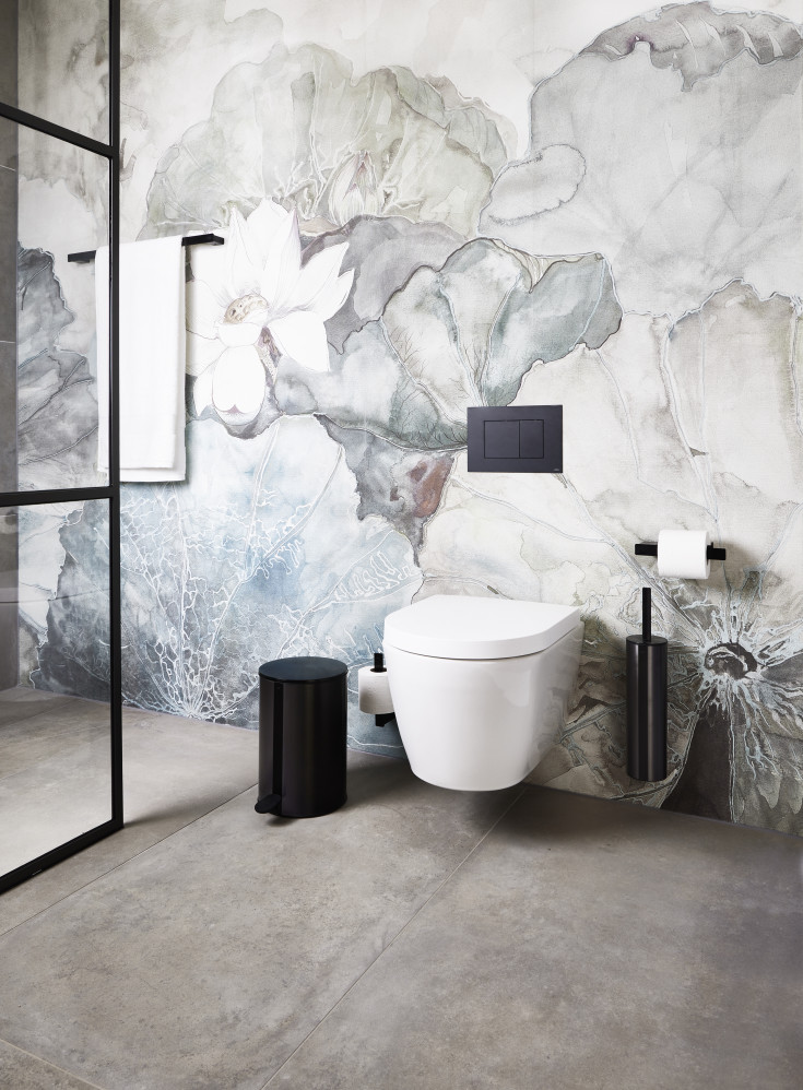 Unidrain Reframe søppelbøtte, 4 liter, sort